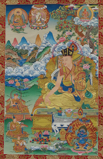 The Thirteenth Karmapa, Brocade - Tibet Shop - [Dudul Dorje]