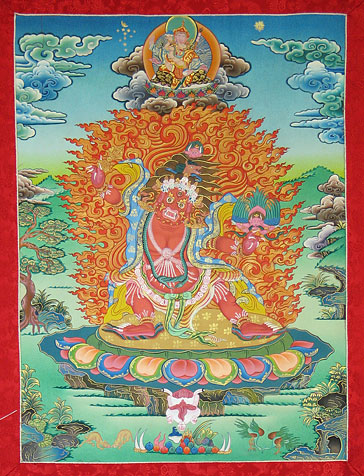 Guru Dragpo, brocade - Tibet Shop - []